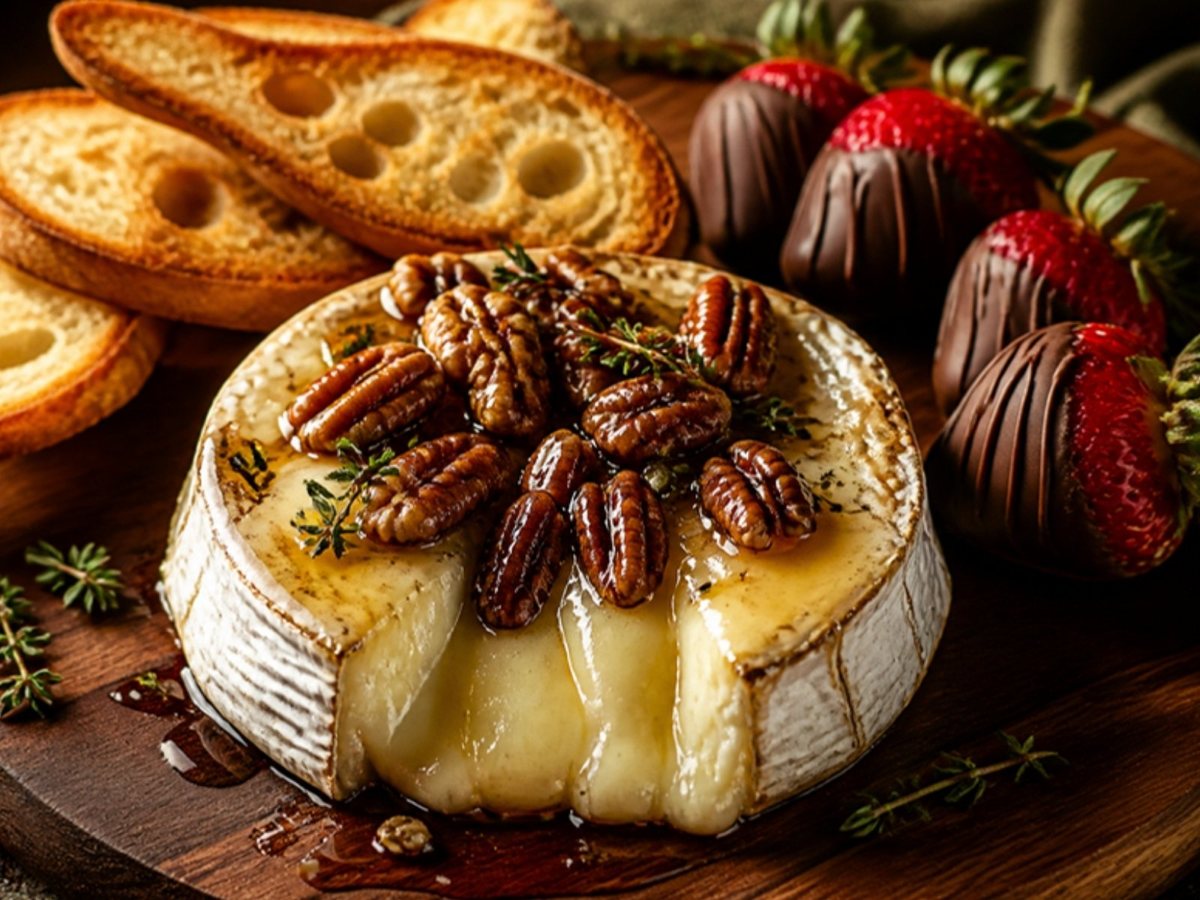 Baked Brie with Hot Honey